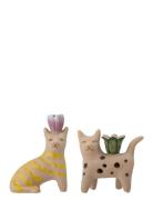 Mamie Candle Holder Bloomingville Brown