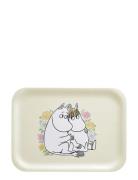 Moomin Tray Flowers 27X20Cm Muurla Cream