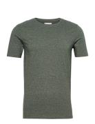 Mouliné O-Neck Tee S/S Lindbergh Green