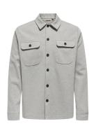 Onsnewkodyl Overshirt Sweat Noos ONLY & SONS Grey