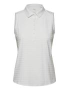 W Houndstooth Sl Polo PUMA Golf White