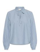 Kamilina Blouse Kaffe Blue