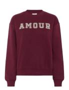 Kaelenora Sweatshirt Kaffe Burgundy