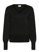Kal V-Neck Pullover Kaffe Black