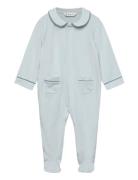 Baby-Neck Pyjamas With Pockets Mango Blue