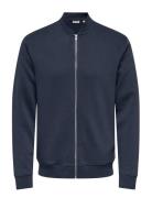Onsceres Reg Zip Bomber Jck Noos ONLY & SONS Navy