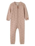Nmfwrilla Wool Ls Knit Suit Name It Pink