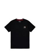 Camo Logo Puff Print Back Print T Alpha Industries Black