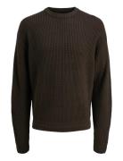 Jjkaito Knit Crew Neck Bf Jack & J S Brown