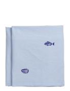 Tablecloth Josefin La Mer Midnatt Blue