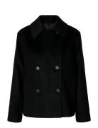 Slfalma Wool Blend Jacket Noos Selected Black