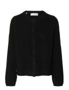 Slflulu New Ls Knit Cardigan Noos Selected Black