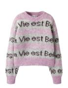 Nkfnala Ls Knit Name It Pink