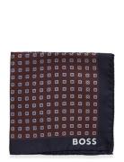 H-Pocket Sq-222 BOSS Red