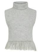 Vizariah High Neck Poncho/Ka Vila Grey