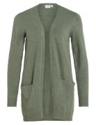 Viril Open L/S Knit Cardigan - Noos Vila Green