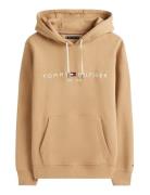 Tommy Logo Hoody Tommy Hilfiger Brown
