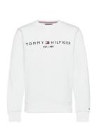 Tommy Logo Sweatshirt Tommy Hilfiger White