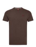 Essential Logo Emb Tee Superdry Brown