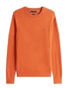 Pima Org Ctn Cashmere Crew Neck Tommy Hilfiger Orange