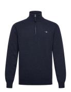 Superfine Lambswool Half Zip GANT Navy