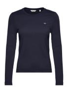 Reg Shield Ls T-Shirt GANT Navy