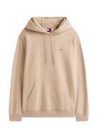 Tjm Reg S Flag Hoodie Tommy Jeans Beige