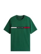 Hilfiger Chest Insert Tee Tommy Hilfiger Green
