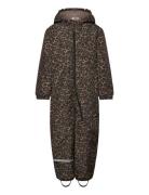 Snow Suit Aop Mikk-line Brown