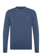 Cotton Merino Crew Neck Jumper Lyle & Scott Blue