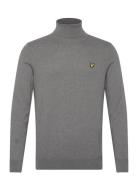 Cotton Merino Turtleneck Jumper Lyle & Scott Grey