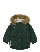 Twill Nylon Boy Parca Mikk-line Green