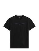 Tjm Reg Linear Logo Tee Ext Tommy Jeans Black