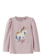 Nmfkrulle Ls Top Box Name It Pink