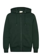 Reg Tonal Shield Full Zip Hoodie GANT Green
