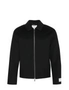 Ls Solid Wool Short Fz Jkt Calvin Klein Black