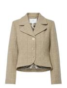 Yasthela Ls Wool Blend Short Jacket - Ex YAS Beige