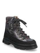 Boots - Flat - With Laces ANGULUS Black