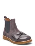 Booties - Flat - With Elastic ANGULUS Purple