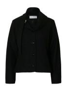 Slfdarla Ls Knit Jacket Selected Black