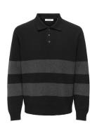 Onshope Rlx Ls Polo Knit Life ONLY & SONS Black