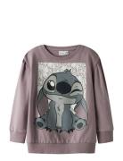 Nmfarina Stitch Sweat Bru Wdi Name It Purple