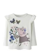 Nmfanna Peppa Ls Top Box Cplg Name It White