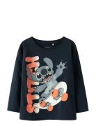 Nmmadri Stitch Ls Nreg Top Box Wdi Name It Navy