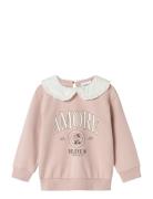 Nmfoloula Nreg Ls Sweat Bru Box Name It Pink