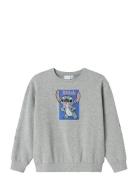 Nkfakira Stitch Rlx Sweat Bru Wdi Name It Grey