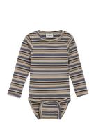 Body Ls Y/D Rib Minymo Patterned