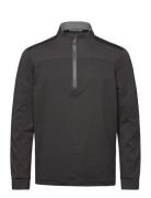 Lightweight 1/4-Zip Mixed Media Pullover Original Penguin Golf Grey