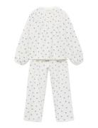 Printed Cotton Pyjamas Mango White