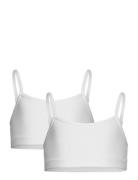 Cotton Bandeau Bra Mango White